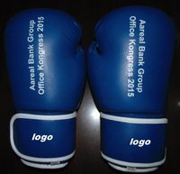 Boxhandschuh-blau-Velcro